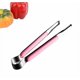 thumbnail image 1 of Pinzas para barbacoa de acero inoxidable, pinzas de cocina con mango de plástico, pinzas para asar, pinzas para servir, pinzas para cocinar, color rosa, 1 of 5