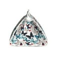 thumbnail image 3 of Lsque Butterfly Printed Long Tissue Box Cover Holder, Facial Paper Organizer Dispenser,Triangle with Bottom Belt, PVC Leather Decorative Organizer, 3 of 9