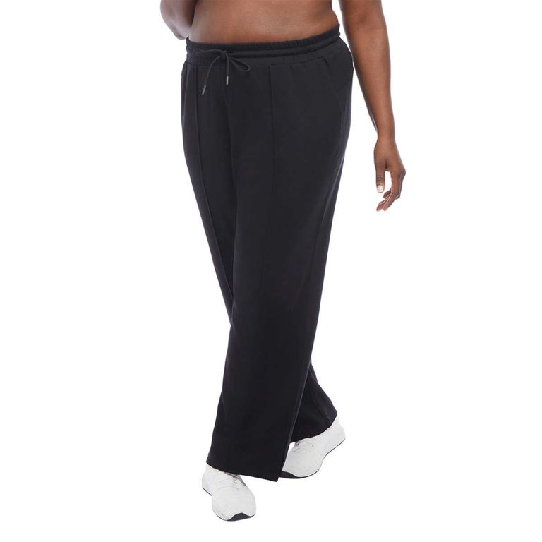 Danskin Scuba Pants - Super Soft Relaxed Fit With Drawcord Waist & Ankle Cuffs