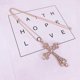 thumbnail image 2 of Diamond Cross Pendant Long Necklace for Women Jewelry, 2 of 4
