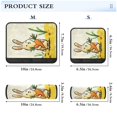 thumbnail image 3 of IAUYY Set of 2 Car Strap Covers,Flannel Material With Velcro for Adjustable Printed Pattern Car Seat Belt Pads Cover for All Car Seats Pushcar Holding A Carrot in Its Mouth, 3 of 8