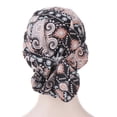 thumbnail image 4 of MEICHEN Headband for Women, Women Chemo Cancer Sleep Scarf Hat Cap Pre Tied Cover Wrap Turban Headwear Loss, Fall Winter Fashion Accessories, 4 of 7