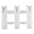 thumbnail image 6 of Removable 3 Tube Boat Fishing Rod Holder for Marine Kayak Side Mot CF X9H8, 6 of 8