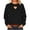 Black, variant on T-Shirt Short Sleeve Womens Oversized Sweatshirt Heart Cut out Crewneck Pullover Tops Solid Color Loose Fitting Long Sleeve Hoodless Sweatshirts Gray L