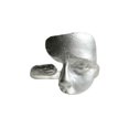 thumbnail image 1 of Bague d'Ouverture Réglable Rétro Alien Masque Bague Couleur Argent Mat Bague de Phalange Adulte Fête Boîte de Nuit Bijoux, 1 of 8