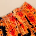 thumbnail image 6 of Yuncity Cute Halloween Pajamas For Women Printed Collar Long Sleeve Long Pants Leisure Cute Pajama Sets Orange M, 6 of 9