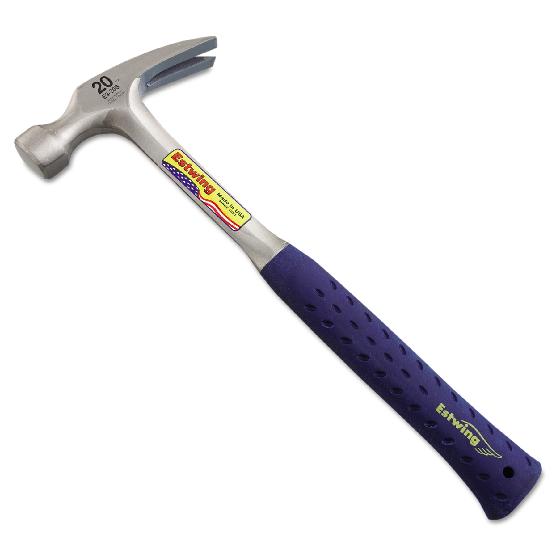 Estwing Carpenter's Hammer, Ripping, 20oz, 13 1 2" Tool Length, Cushion Grip by ESTWING MANUFACTURING CO