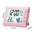 thumbnail image 2 of Bedroom Digital Alarm Clock, Digital Electronic Clock LED Display Electronic Clock Stereo Digital Display Alarm Clock 12/24 Hours Switching Countdown, 2 of 2