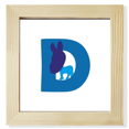 thumbnail image 1 of Perfil personal del Partido Demócrata de los Estados Unidos Pantalla de escritorio de pared de fotograma cuadrado, 1 of 4