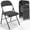 Black, variant on Vingli Metal Indoor and Outdoor Conferences Padded Folding Chairs, Gray "1 Set of 6"