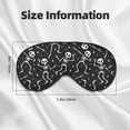 thumbnail image 5 of Fuzoiu Retro Skeleton Dancing On Halloween Party Print Sleep Masks,Eye Masks with Adjustable Strap for Sleeping,Night Eye Shade for Women Men,Eye Cover for Full Night's Sleep, Travel and Nap, 5 of 7
