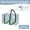 Light Blue Matte, variant on 2 Pack Heavy Duty Moving Bags, Extra Large Storage Bags with Reinforced Handles & Strong Zippers, Foldable Reusable Heavy-Duty Storage Tote, Perfect for Clothes, Dorm, and Home Organization