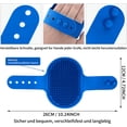 thumbnail image 2 of Cepillo de baño de silicona de 2 piezas para perros y gatos, cepillo de aseo de silicona para perros para masaje de cachorros y pelo, 2 of 5