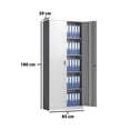 thumbnail image 2 of Ilios Innova Gabinete Archivero Metálico de 5 Niveles con Seguridad Reforzada, Estructura Sólida y Puertas de Hierro, 2 of 9