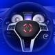 thumbnail image 1 of Anillo de volante, anillo de volante de automóvil, moldura de volante, cubierta de volante, uso conveniente, 1 of 9