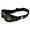 Black Frame/Smoke Lens, variant on Birdz Eyewear Eagle Motorcycle Goggles Black Frame with Smoke Lens