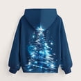 thumbnail image 4 of YUNAFFT Girls & Boys Christmas Print Hooded Sweatshirts With Pockets Soft Stretch Long Sleeve Casual Pullover For 2-12 Years, 4 of 6