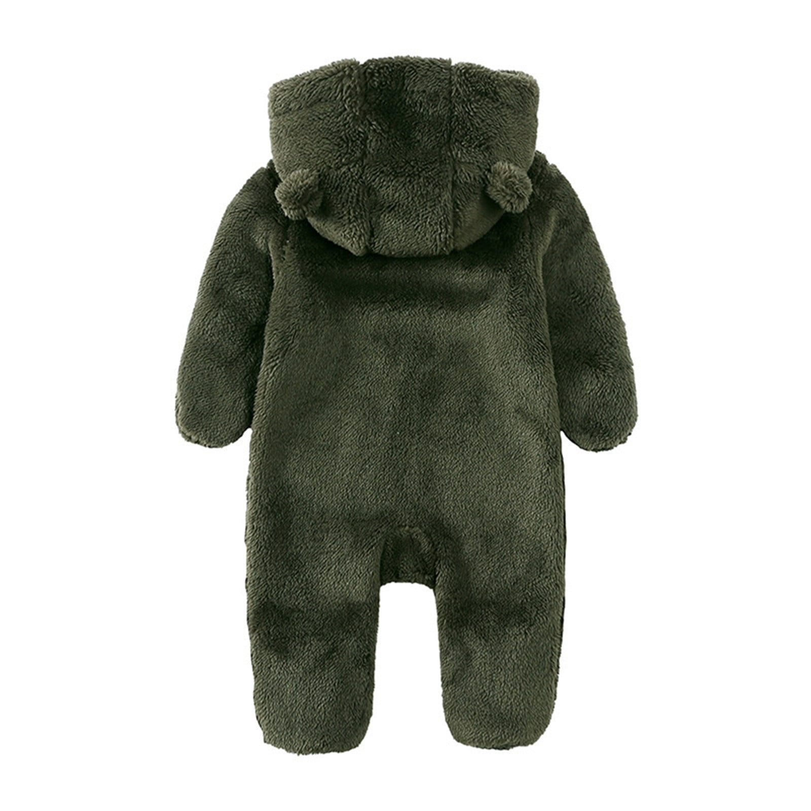 Winter Snowsuit Baby Boys Girls Bear Ear Hooded Footed Jumpsuit AG 6 Months-9 Months