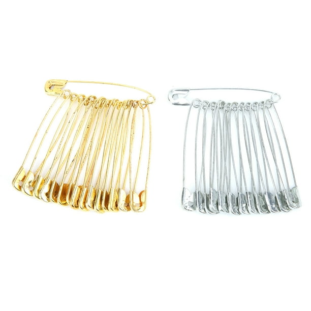 Imperdibles ANGGREK Dorados y Plateados 20 Piezas Accesorios de Costura