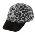 thumbnail image 1 of Ladies Animal Print Angora Military Cap - Gris SS/Sophia Gorra de béisbol, 1 of 2