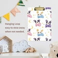 thumbnail image 4 of FORMRS Acrylic Clipboard with Low Profile Clip Standard A4 Letter Size, 12.5" x 9", Bull Dog Puppies Pattern, 4 of 8