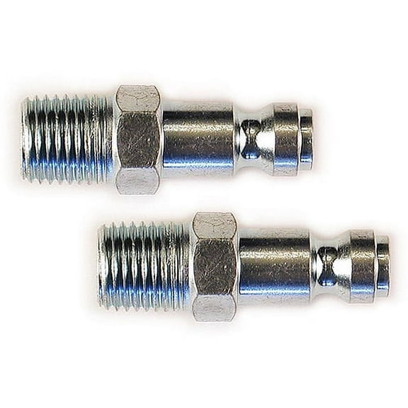 Primefit TP1414MS-2 .25" Automotive Steel Plug Set with .25" Male NPT, 2-Pieces