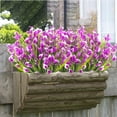 thumbnail image 5 of Morttic 20 Bundles Artificial Calla Lily Flower Plants Outdoor UV Resistant Decoration (Purple), 5 of 13