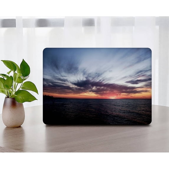 KSK KAISHEK Protective Case Hard Cover for MacBook Pro 14" with XDR Display Touch ID Type C + Black Keyboard Cover Model: A2442 & A2779 (Colorful B 0078)