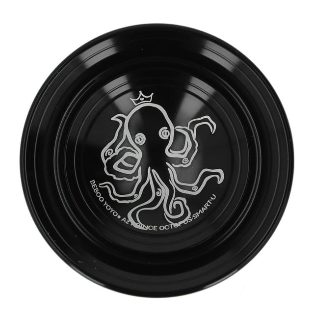 Jouet Yoyo, Yoyo Avancé Rond en Forme pour l'Entraînement Or Noir, Bleu Rouge, Noir Brillant