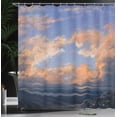thumbnail image 4 of Ambesonne Scenery Shower Curtain, Open Sky Landscape View, 69"Wx84"L, Multicolor, 4 of 5