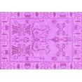 thumbnail image 1 of Ahgly Company Indoor Rectangle Oriental Purple Traditional Area Rugs, 2' x 5', 1 of 4