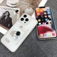 thumbnail image 3 of Caso Del Teléfono Transparente De Color Sólido Patrón Suave Adecuado Para iPhone 13 Pro 13prm 11 7Plus 8Plus Xr XS 13 12 Max TPU, 3 of 4