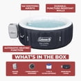 thumbnail image 4 of Coleman SaluSpa Palm Springs AirJet Inflatable Circle Hot Tub Spa 4-6 Person with Pump #P08411, 4 of 10