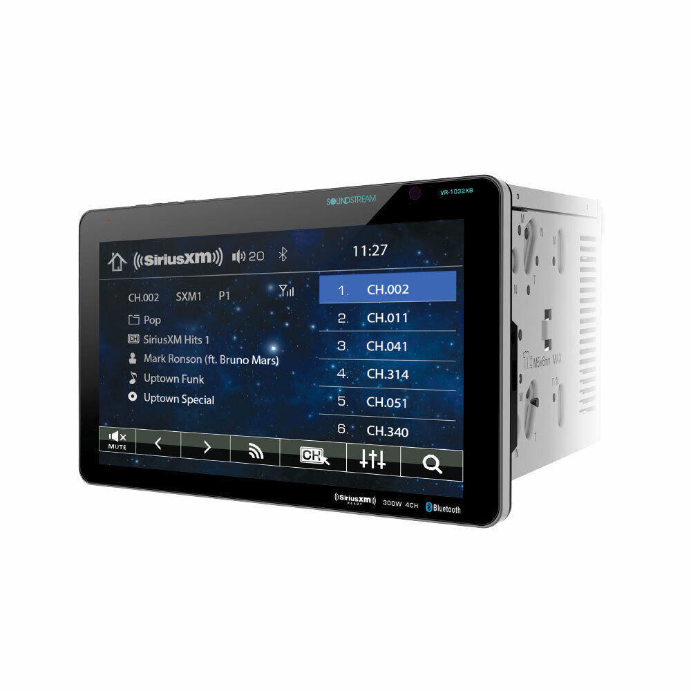 SOUNDSTREAM VR1032XB 10.3" DVD CD BLUETOOTH 300W AMP CAR STEREO SIRIUS