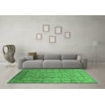 thumbnail image 3 of Ahgly Company Indoor Rectangle Oriental Emerald Green Industrial Area Rugs, 7' x 9', 3 of 4