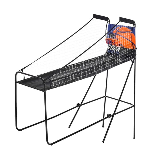 Soozier Jeu d'Arcade de Basketball avec Tableau de Score Électronique, Noir