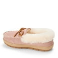 thumbnail image 6 of Fireside by Dearfoams Women's Gladstone Genuine Shearling Moccasin with Stitching, 6 of 8