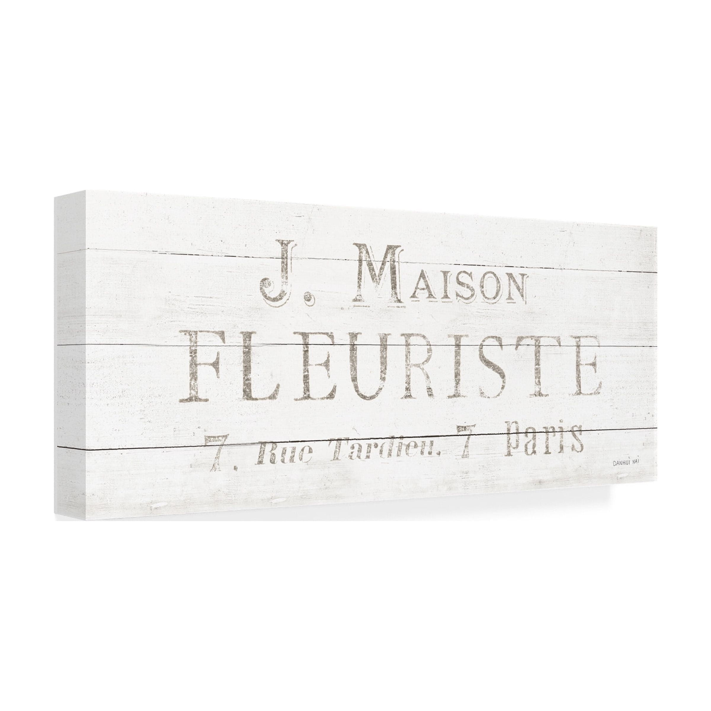 Trademark Fine Art 'Maison des Fleurs X' Canvas Art by Danhui Nai