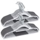 thumbnail image 1 of Perchas de plástico, paquete de 50 perchas resistentes para ropa seca y húmeda con almohadillas antideslizantes, ahorro de espacio, organizador súper ligero de 0,2 pulgadas de grosor, 1 of 7
