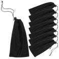 thumbnail image 1 of Shisuyan Sunglasses Bags Black Drawstring Design 20Pcs 7.2x3.5x0.1In, 1 of 8
