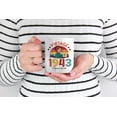 thumbnail image 2 of Vintage 1943 feat. a Strong Woman & Retro Sunset Ceramic Coffee & Tea Mug (15oz), 2 of 6
