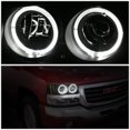thumbnail image 6 of NUVISION for 01-07 GMC Sierra Denali Dual Halo Projector Bumper Headlight Black/Amber, 6 of 6