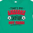thumbnail image 4 of Inktastic That's My Awesome Brother out There with Soccer Balls Boys or Girls Baby T-Shirt, 4 of 5