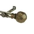 thumbnail image 3 of 120" to 170" Adjustable 3/4" Dia Single Curtain Rod in Antique Brass with Ludmila Finials,(4890-994), 3 of 3