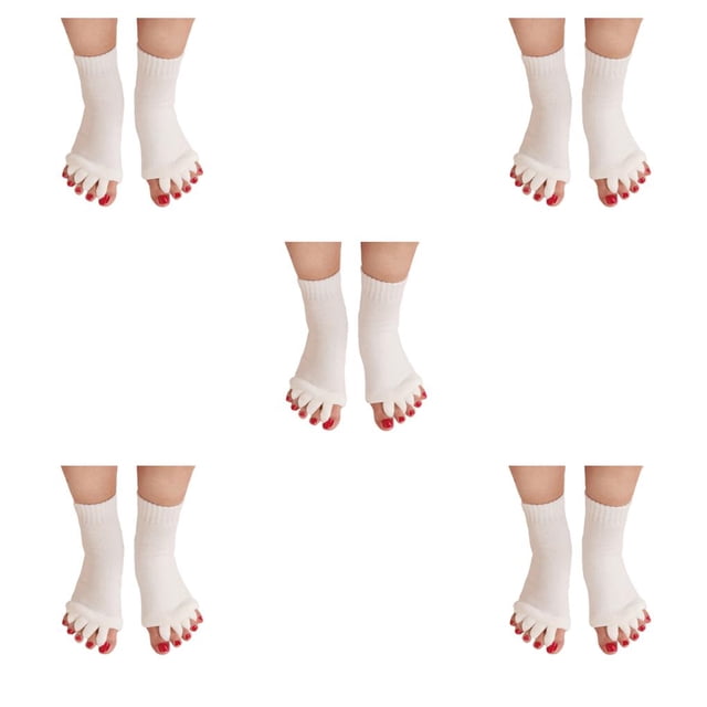 Yuarrent Calcetines de cinco dedos para corregir la postura, Corrector de juanete para evitar infecciones cruzadas Type8 NO8 Yuarrent CBP096068