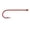 Red, variant on Mustad 3261 Aberdeen Classic Hook Ringed - 50 Per Pack