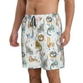 thumbnail image 2 of Goofa Cute Colorful Animal Printed Mens Swim Trunks Summer Quick Dry Short Beach Swimwear Bathing Suits-XX-Large, 2 of 9