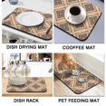 thumbnail image 4 of Dry Dishes Like a Pro - Ultra Absorbent Microfiber Dish Drying Mat, 18x24 Inch, 4 of 7