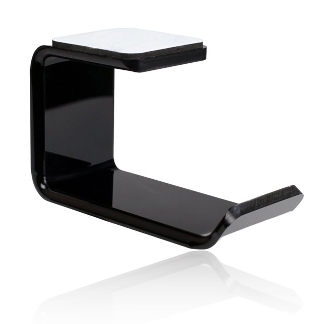 Cateissary Acrylic Wired Headphone Bracket Universal 15KG Holder Display Headset Support Safe Indoor Earphone Desk-mounted Reusable Type3