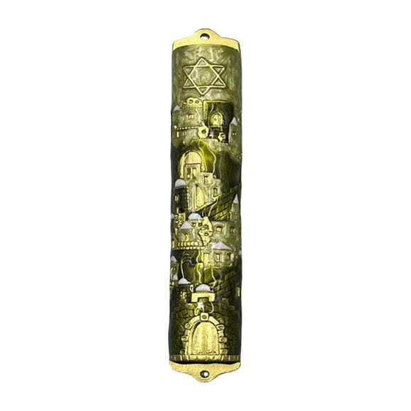Tnarru Mezuzah for Door Messianic Mezuzah Blessing Easy Installation Mezuzah Plaque A